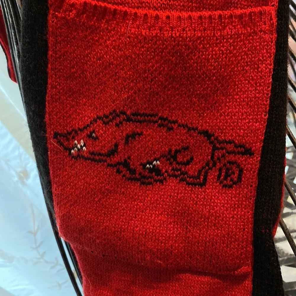 ~Forever Collectibles~ Arkansas Razorback Hooded Scarf with Pockets